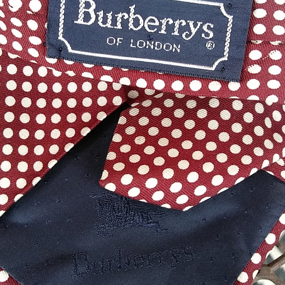 VTG Burberrys of London 100% Silk 4" width